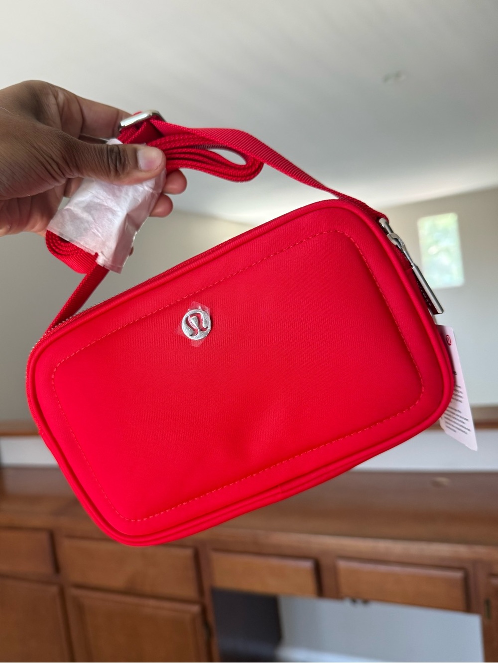 lululemon athletica Red Crossbody Pouch with Adjustable Strap - Picture 2 of 2
